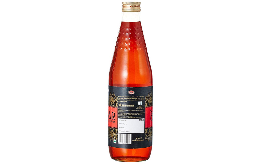 Mapro Kesar Sharbat    Glass Bottle  750 millilitre